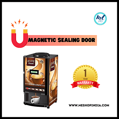 Atlantis Classic 2 lane Tea and Coffee vending machine key features for customers