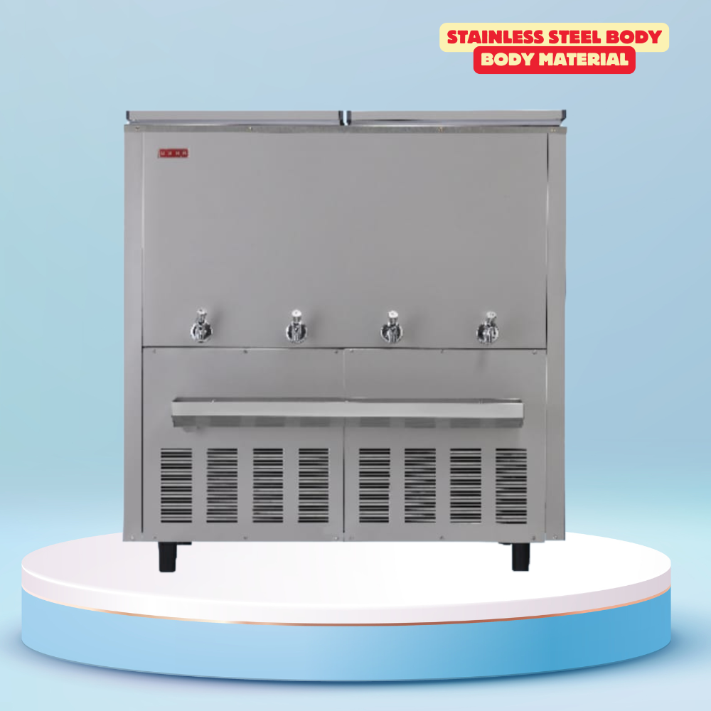 Usha Stainless Steel Water Cooler SS150300NC with premium cold and normal water solution.