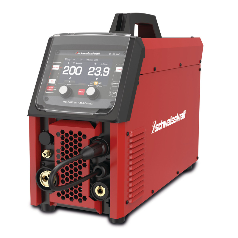 SCHWEISSKRAFT MULTIMIG 201 P AC/DC Pulse – Mig/Mag Inverter Welding Machine