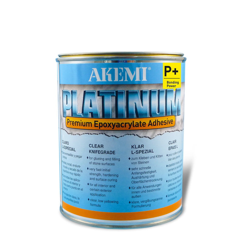 Akemi Platinum Knife Grade Adhesive 4.0 - Transparent, 900 mL Akemi Platinum Knife Grade Adhesive 4.0 - Transparent, 900 mL