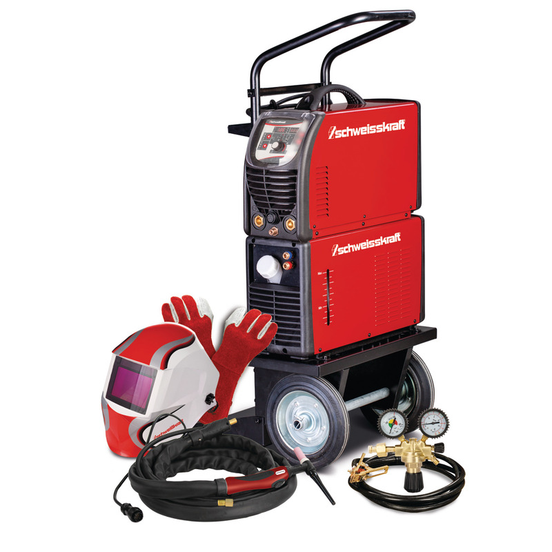 SCHWEISSKRAFT CRAFT-TIG 201 AC/DC P PULSE Set 2 – Portable Tig Ac/Dc Inverter