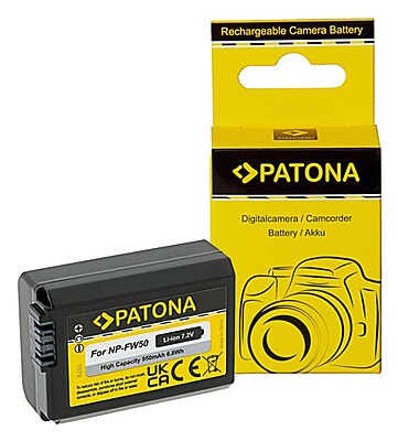 PATONA Premium Battery for Sony NP-FW50 NEX.3 NEX.3C NEX.5 NEX.5A RX1R III DSC-RX1RM3