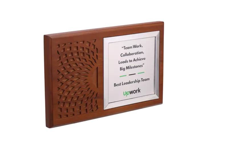 UPWORK  2 IN 1 CUSTOM CUTOUT TROPHY
