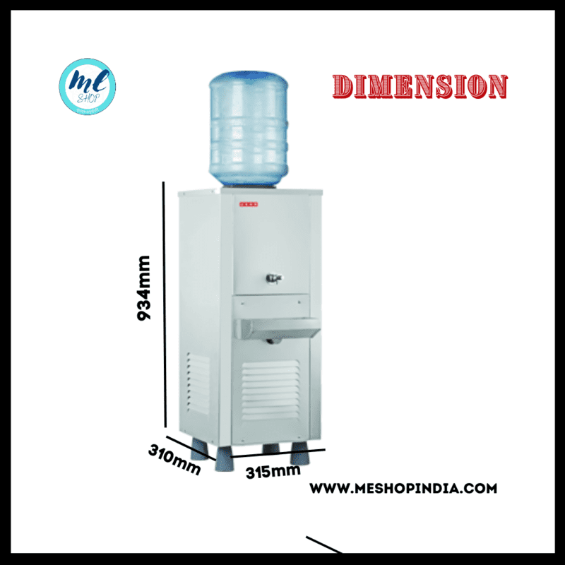Compact Usha water cooler SS2020BG for small office.