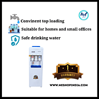 Modern Sky Water Dispenser with a Child Safety Lock and Energy-Efficient Design.