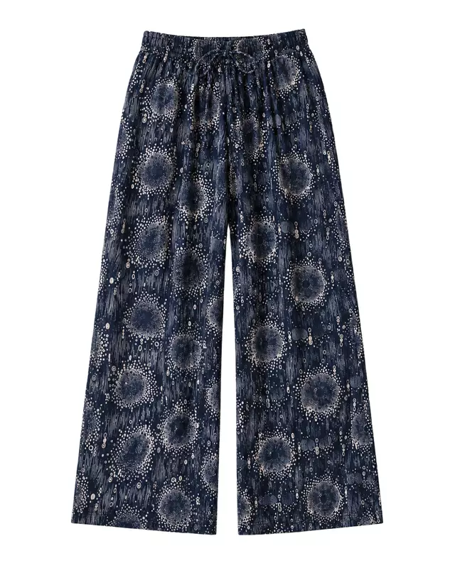 Women's Lightweight Printed Palazzo Pants