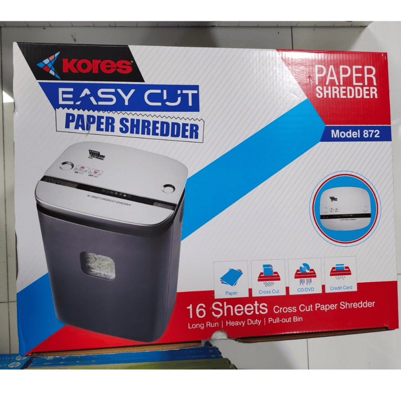 Kores Easy Cut Paper Shredder Machine Model-872