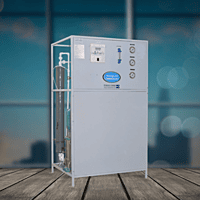 Side view of the Aquaguard RO Plant 250 LPH, showcasing its compact and organized skid design. Side view of the Aquaguard RO Plant 250 LPH, showcasing its compact and organized skid design.