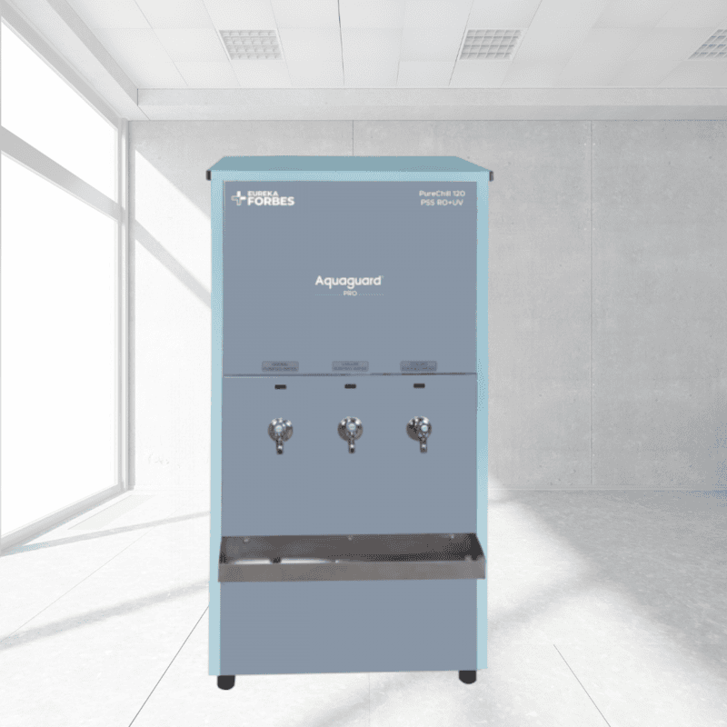 Aquaguard Pro Pure Chill 120 PSS Commercial Water Cooler with Partial Steel Body.