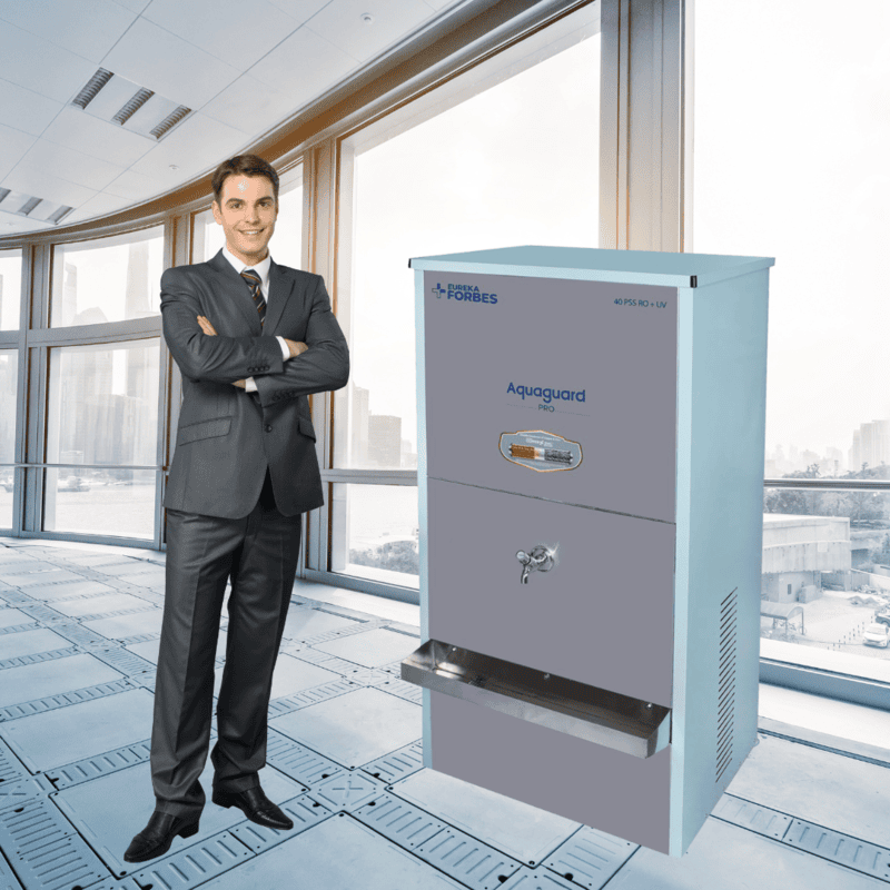 Pro Pure Chill 40 PSS Aquaguard RO+UV+CuZn Water Purifier best for Office setting.