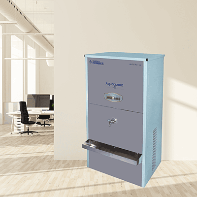 The sleek Aquaguard Pro Pure Chill 40 PSS installed in a modern Gurgaon office space.