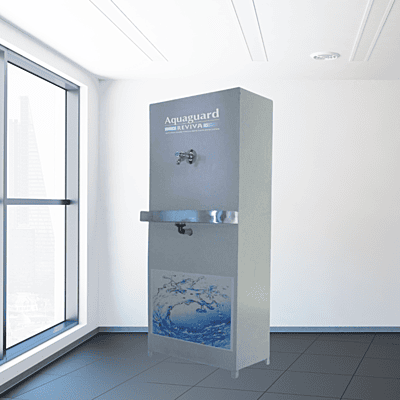 Side Look of Aquaguard Reviva 50 LPH Storage Commercial Water Purifier