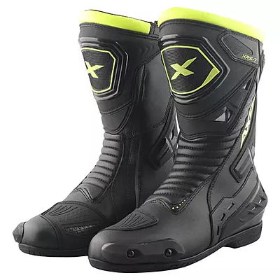 Axor Slipstream PRO Riding Boots Black Neon Green in-9