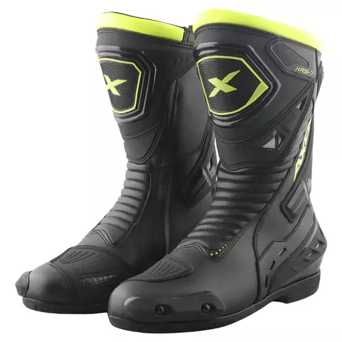 Axor Slipstream PRO Riding Boots Black Neon Green in-9
