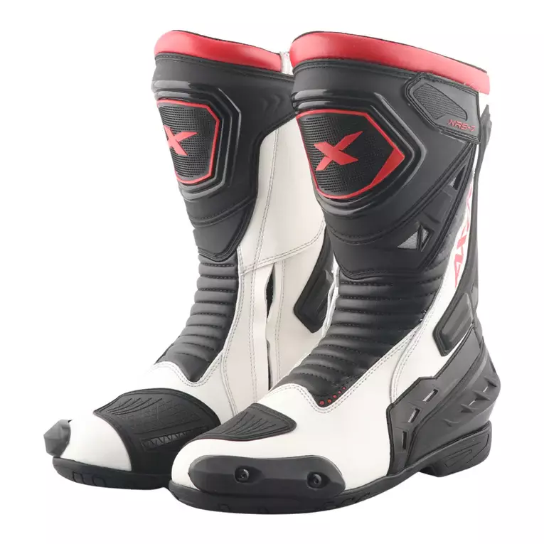 Axor Slipstream PRO Riding Boots Black white red in-9