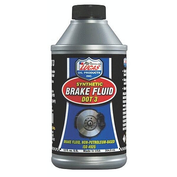 Lucas Oil Synthetic Brake Fluid Dot 3 (12Fl Oz)
