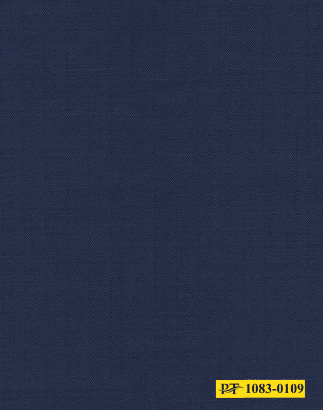 1083-0109 COBALT BLUE HERRINGBONE