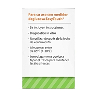 EasyTouch Blood Glucose Test Strips, 50 Count