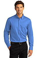 W808 CAMISA CABALLERO ML PORT AUTHORITY SUPERPRO REACT