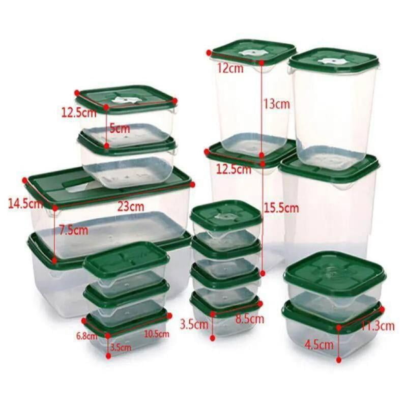 Food Storage / Cointainers 16pcs