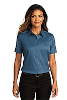 LW809 CAMISA DAMA MC PORT AUTHORITY SUPERPRO REACT
