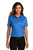 LW809 CAMISA DAMA MC PORT AUTHORITY SUPERPRO REACT
