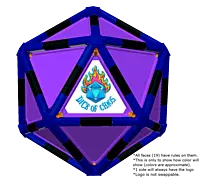 Full Dice - Cornhole (Lawn and Beach Edition)-Blue-Black-Purple
