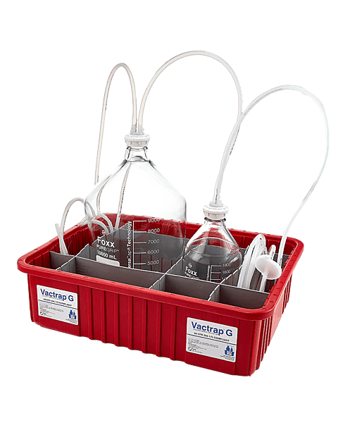 Vactrap™ G Vacuum Trap System, 10+2 L PUREGRIP Glass Bottles Assy 1/EA 