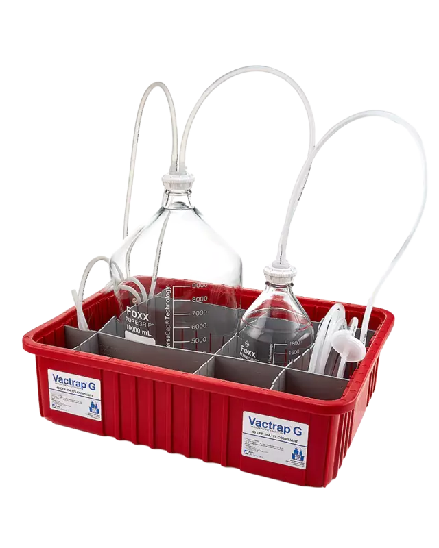 Vactrap™ G Vacuum Trap System, 10+2 L PUREGRIP Glass Bottles Assy 1/EA 