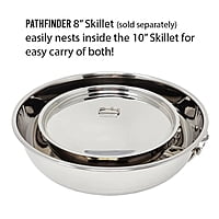 Pathfinder 10" Stainless Steel Skillet and Lid Pathfinder 10" Stainless Steel Skillet and Lid