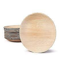 Nature 10 inch, 50-Pack Areca Palm Leaf Round Plates | Disposable Eco-Friendly Biodegradable Like Bamboo Wood Plates | Party, Wedding, Event Plates (25 cm) Nature 10 inch, 50-Pack Areca Palm Leaf Round Plates | Disposable Eco-Friendly Biodegradable Like Bamboo Wood Plates | Party, Wedding, Event Plates (25 cm)