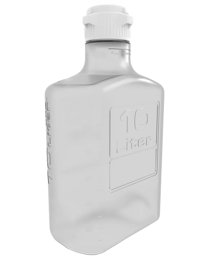 EZclear 10 L PC Space Saving Carboy 83 mm (83B) VersaCap 1/EA
