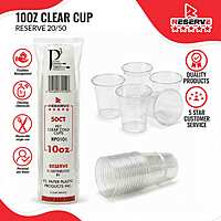10oz Clear Cup Reserve 20/50