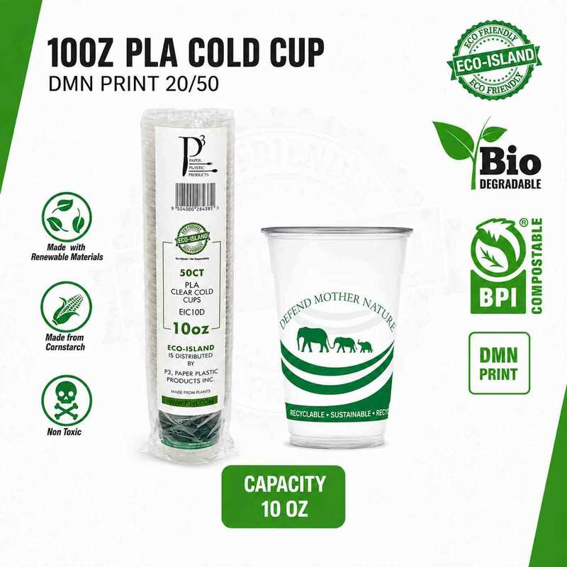 10oz Eco-Island Cups DMN 20/50