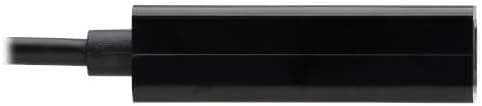 Tripp Lite USB C USB-A to RJ45 Gigabit Ethernet Network Adapter 2xM/F Black