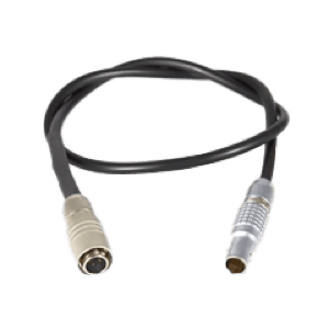 Teradek 12" 2-Pin Connector to 4 pin Hirose Cable