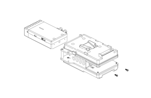 Teradek Bolt Dual Battery Plate Mount 14.4V - Bolt 300/600/2000 TX / V-Mount