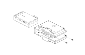 Teradek Bolt Dual Battery Plate Mount 14.4V - Bolt 300/600/2000 TX / Gold-Mount
