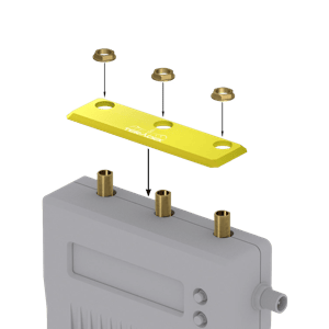 Teradek Bolt Accessory Identification Color Plates (For Bolt 1000/3000) - Transmitter / Yellow