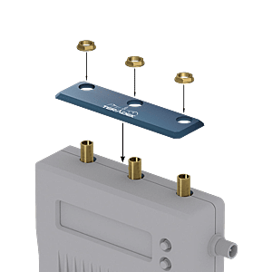 Teradek Bolt Accessory Identification Color Plates (For Bolt 1000/3000) - Transmitter / Blue