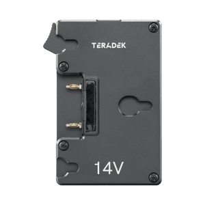 Teradek Pro Battery Plate (14V) - Gold Mount / Female - Battery Side