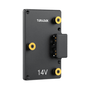 Teradek Pro Battery Plate (14V) - Gold Mount / Male - Camera Side