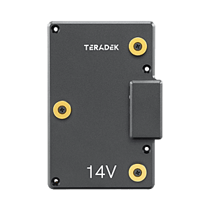 Teradek Pro Battery Plate (14V) - Gold Mount / Male - Camera Side