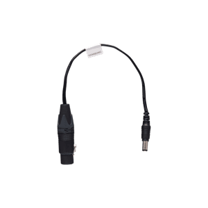 Teradek 4-Pin XLR Male to Barrel Power Cable - Panasonic / 8 Inch / 20 cm