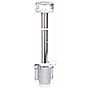 Light pole w/Evoled 360° led light white 100 cm
