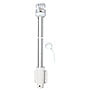 Classic wall mounting pole 100 cm light 360° white