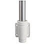 Classic wall mounting pole 100 cm light 360° white
