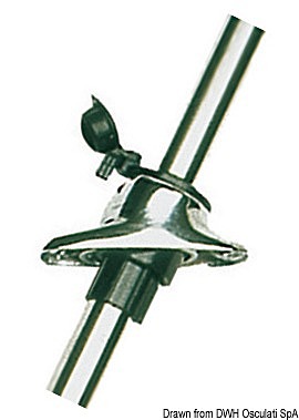 360� telescopic angled led pole w/black light