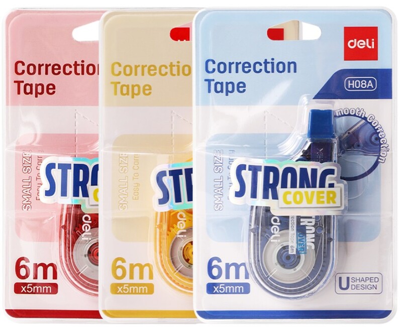 DELI H08A CORRECTION TAPE 5MM x 6M