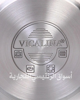 ابريق شاي ستانليس ستيل  بممسك خشبي VICALINA